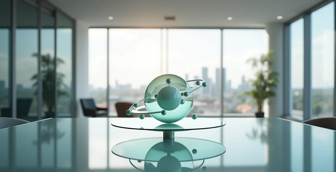 Core-Satellite-Portfoliostruktur mit einem grossen ETF-Kern und kleineren, spezialisierten Satelliten-Anlagen