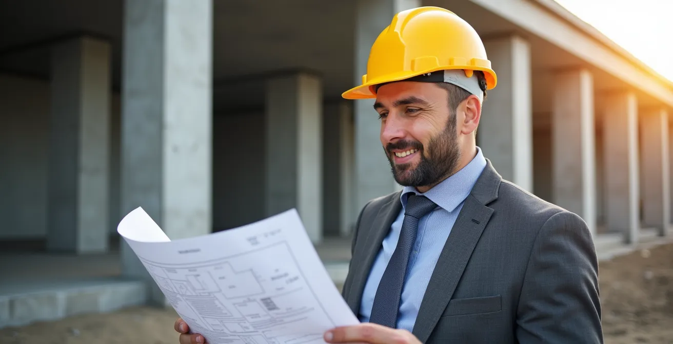 Solides Fundament symbolisiert starke Eigenkapitalquote