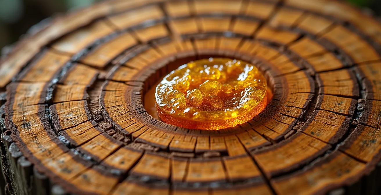 Symbolische Darstellung von langfristigem Wachstum durch organische Strukturen