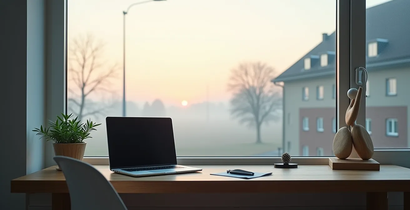 Minimalistische Darstellung des langfristigen Vermögensaufbaus