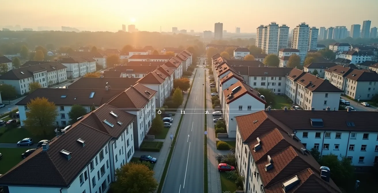 Visuelle Darstellung des Margin of Safety-Konzepts mit deutscher Immobilienmarkt-Analogie