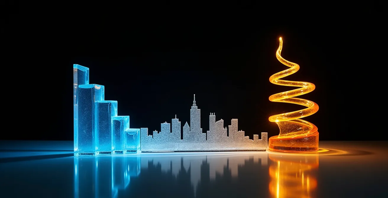 Vergleichende Darstellung der Performance von Growth- und Value-Strategien mit aufsteigenden Liniendiagrammen