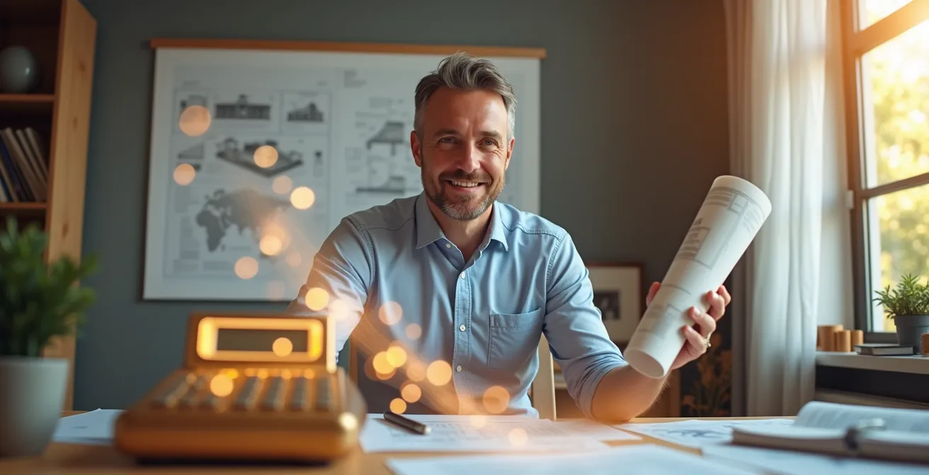 Visualisierung der Steuerersparnis durch AfA für einen Ingenieur mit hohem Steuersatz