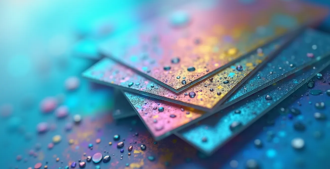 Abstrakte Darstellung der Optimierung des SCHUFA-Scores durch kluges Management von Kreditlinien