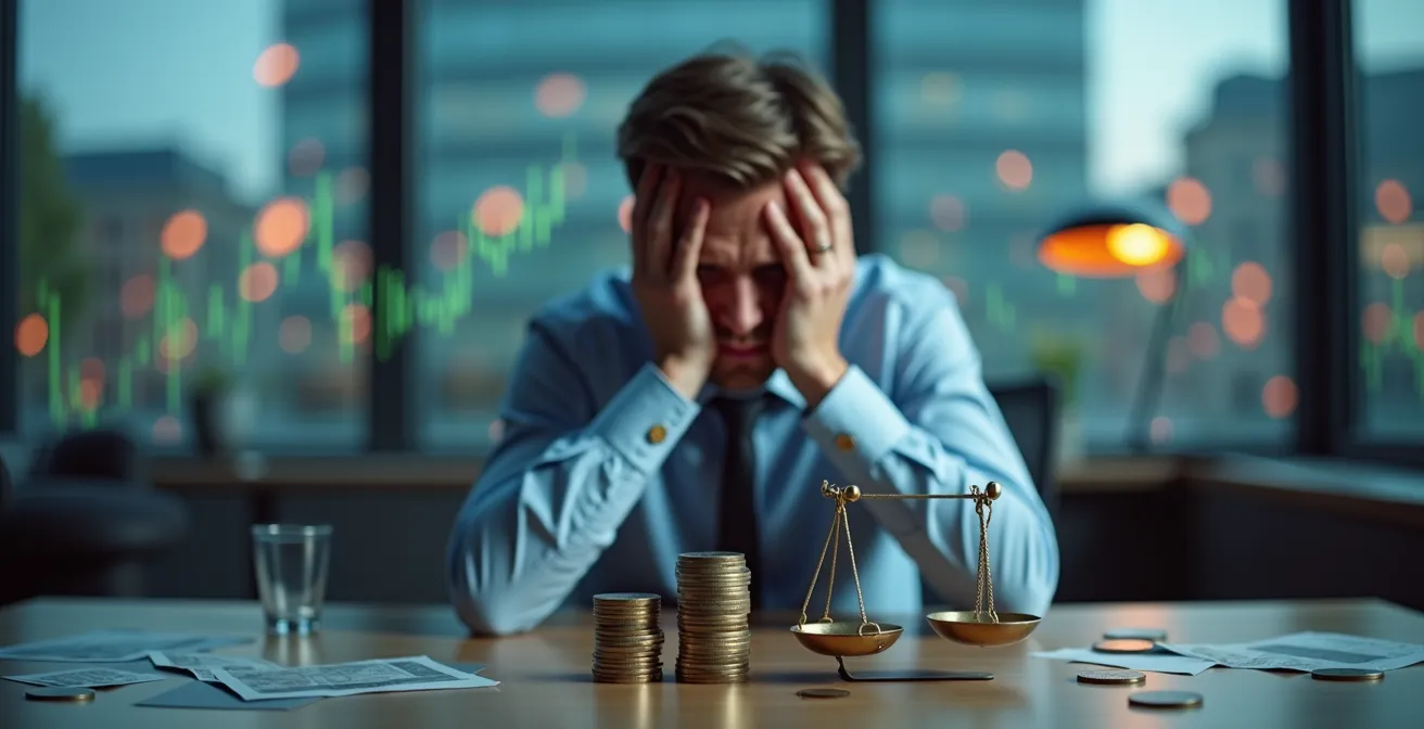 Visualisierung der Schuldenlast im Verhältnis zum Buchwert als Warnsignal