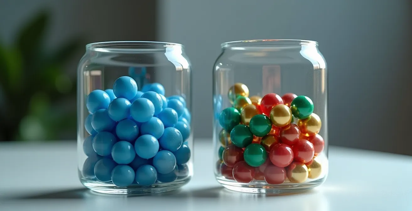 Visualisierung der Risikokonzentration bei Tech-ETFs versus breiter Diversifikation