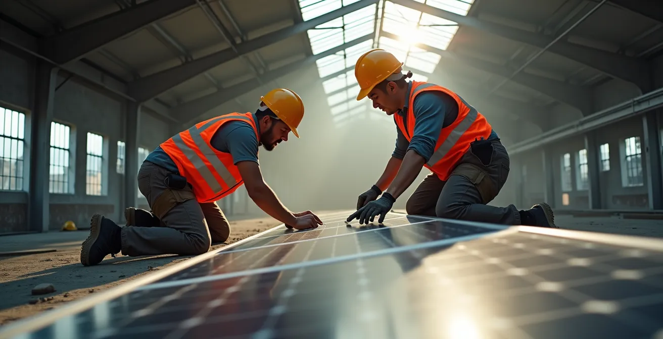 Transformation einer älteren Industriehalle in ein modernes Logistikzentrum