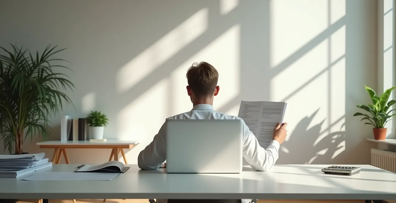 Digitaler Prozess der Kreditlinien-Einrichtung visualisiert