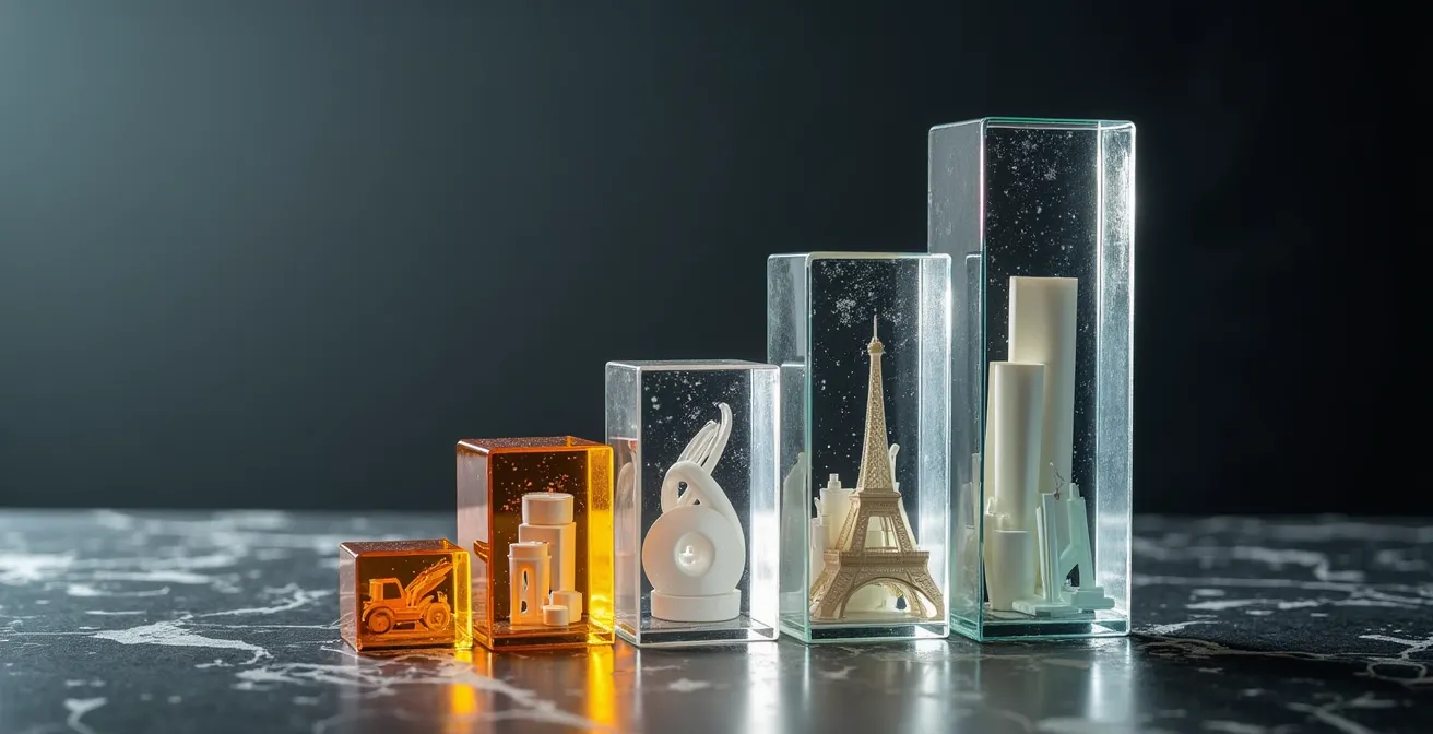 Visuelle Darstellung eines gestaffelten Finanzpuffers für Bauprojekte